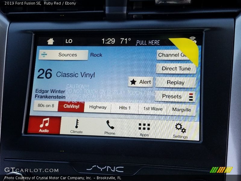 Ruby Red / Ebony 2019 Ford Fusion SE