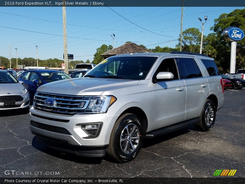 Ingot Silver Metallic / Ebony 2019 Ford Expedition XLT