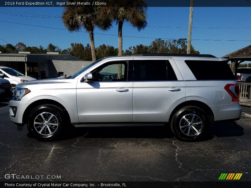 Ingot Silver Metallic / Ebony 2019 Ford Expedition XLT