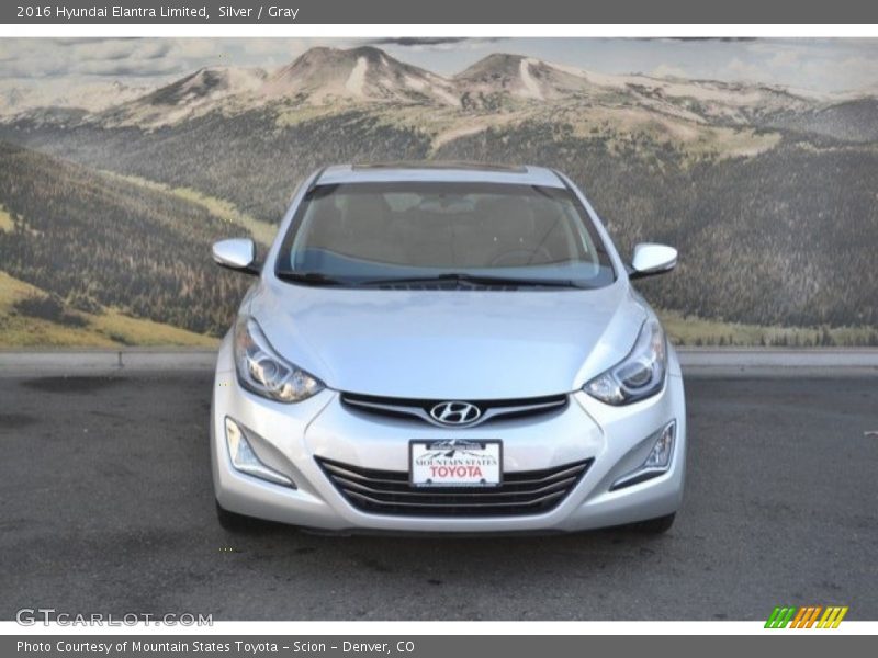 Silver / Gray 2016 Hyundai Elantra Limited