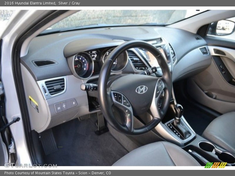 Silver / Gray 2016 Hyundai Elantra Limited