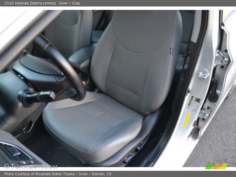 Silver / Gray 2016 Hyundai Elantra Limited