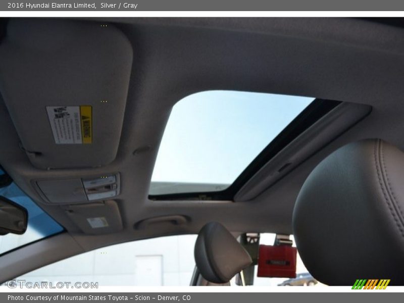 Silver / Gray 2016 Hyundai Elantra Limited