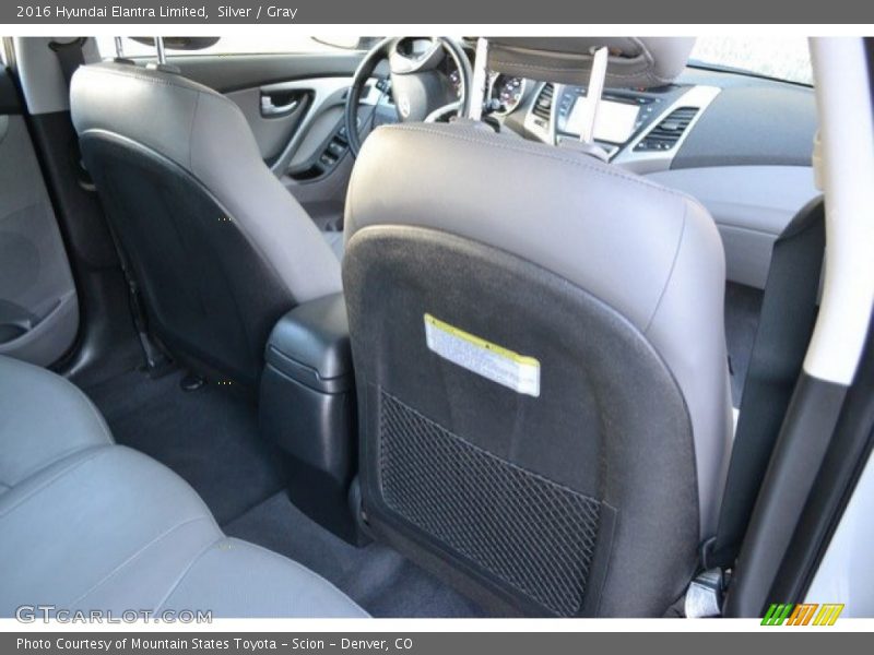 Silver / Gray 2016 Hyundai Elantra Limited