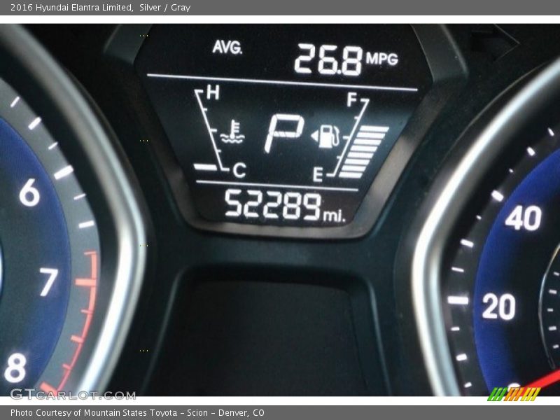 Silver / Gray 2016 Hyundai Elantra Limited