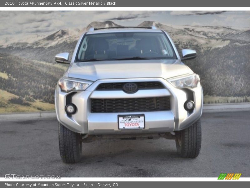 Classic Silver Metallic / Black 2016 Toyota 4Runner SR5 4x4