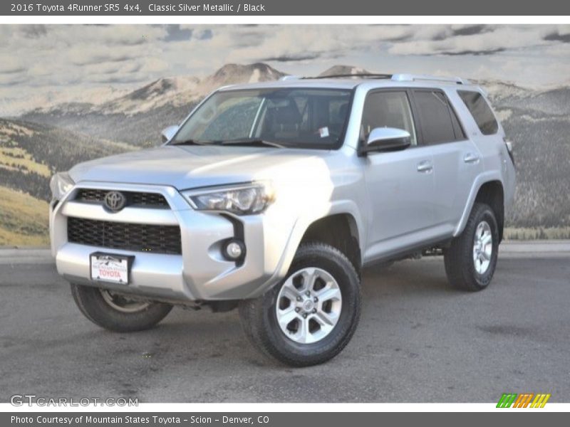 Classic Silver Metallic / Black 2016 Toyota 4Runner SR5 4x4