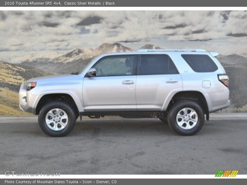 Classic Silver Metallic / Black 2016 Toyota 4Runner SR5 4x4