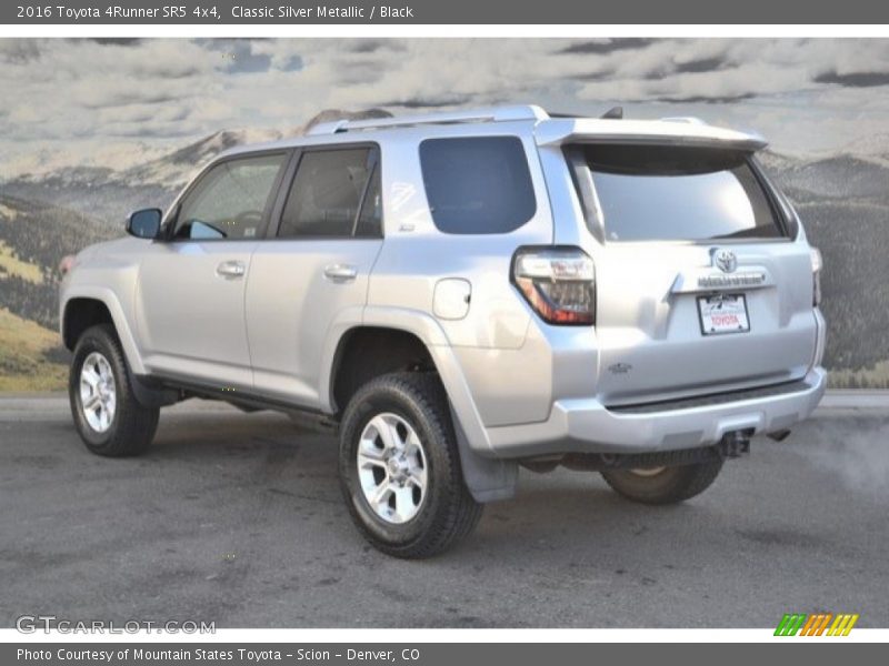 Classic Silver Metallic / Black 2016 Toyota 4Runner SR5 4x4