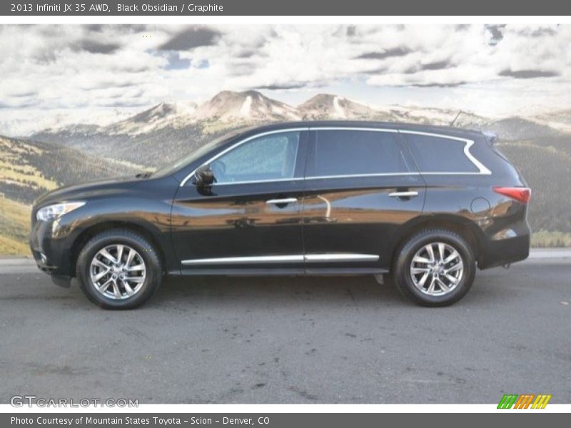 Black Obsidian / Graphite 2013 Infiniti JX 35 AWD