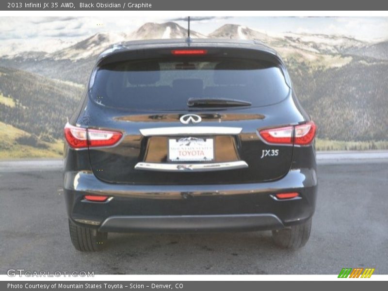 Black Obsidian / Graphite 2013 Infiniti JX 35 AWD