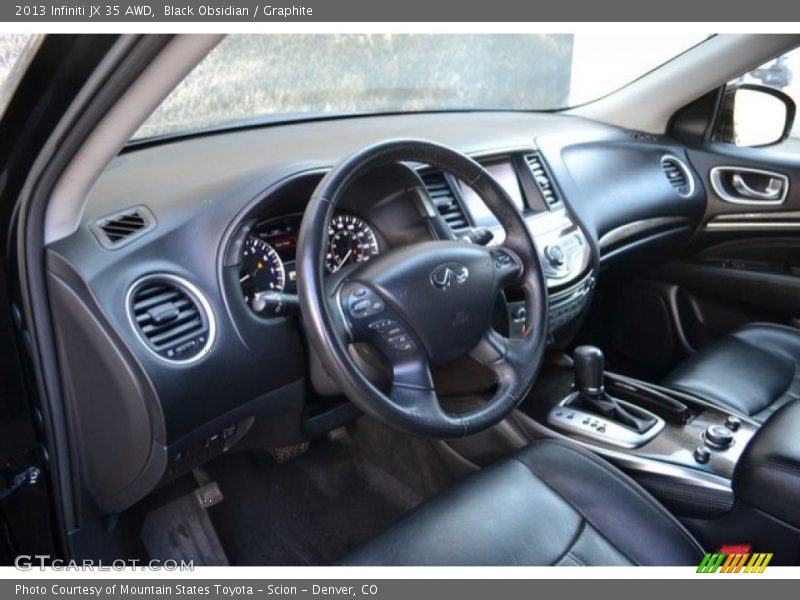 Black Obsidian / Graphite 2013 Infiniti JX 35 AWD