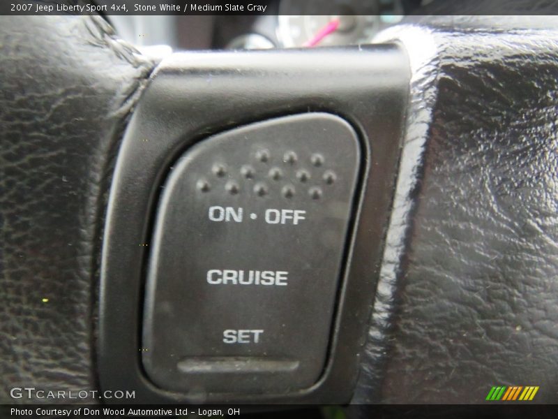 Stone White / Medium Slate Gray 2007 Jeep Liberty Sport 4x4