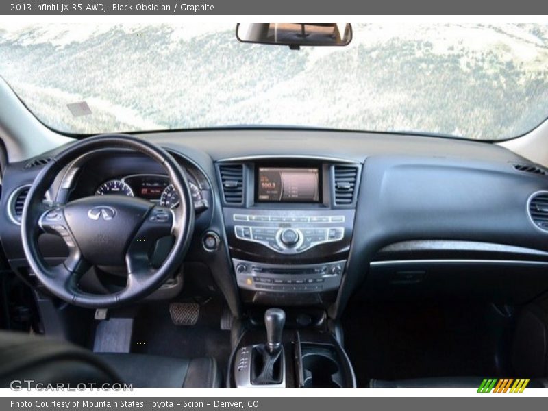Black Obsidian / Graphite 2013 Infiniti JX 35 AWD