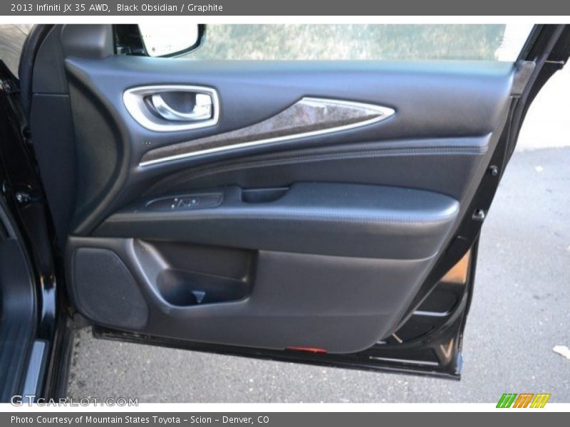 Black Obsidian / Graphite 2013 Infiniti JX 35 AWD