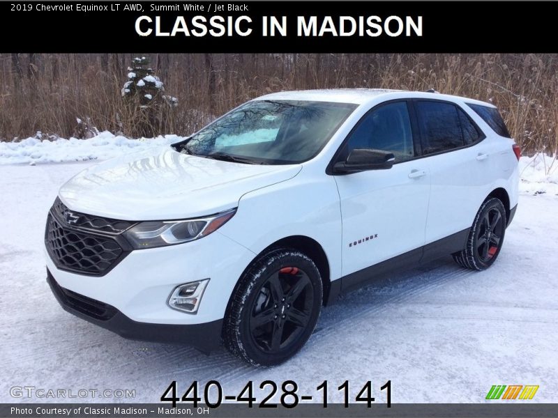 Summit White / Jet Black 2019 Chevrolet Equinox LT AWD