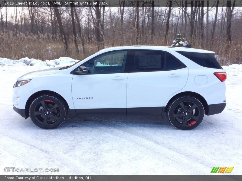 Summit White / Jet Black 2019 Chevrolet Equinox LT AWD