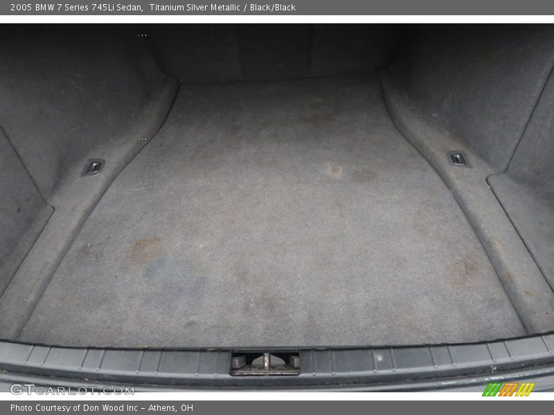 Titanium Silver Metallic / Black/Black 2005 BMW 7 Series 745Li Sedan