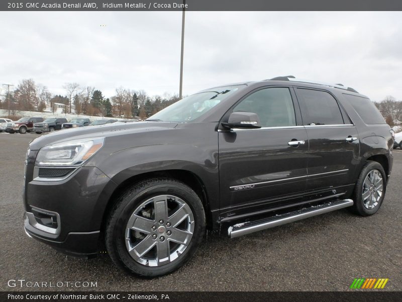 Iridium Metallic / Cocoa Dune 2015 GMC Acadia Denali AWD