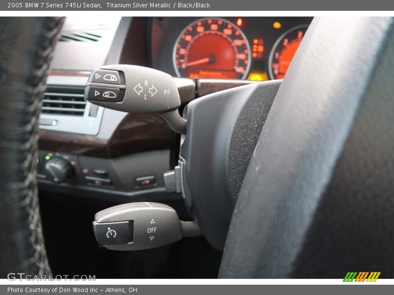 Titanium Silver Metallic / Black/Black 2005 BMW 7 Series 745Li Sedan