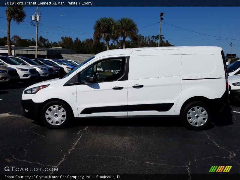 White / Ebony 2019 Ford Transit Connect XL Van