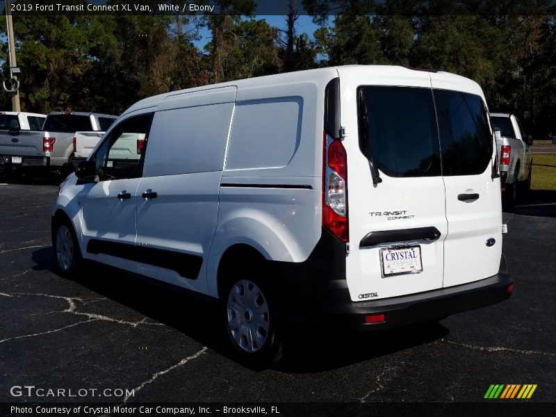 White / Ebony 2019 Ford Transit Connect XL Van