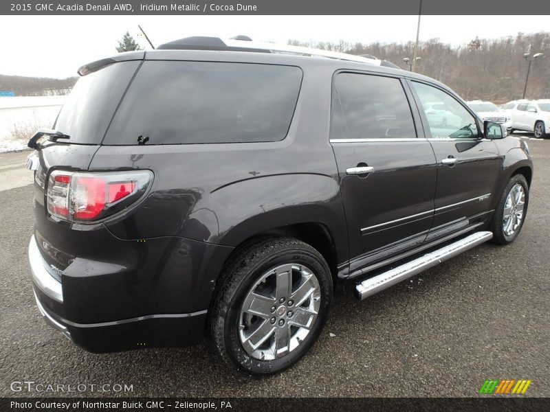 Iridium Metallic / Cocoa Dune 2015 GMC Acadia Denali AWD