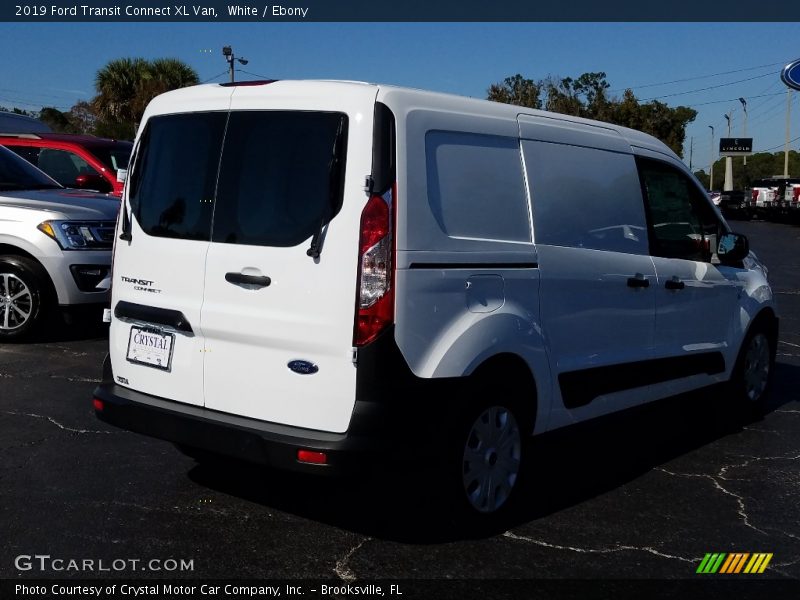 White / Ebony 2019 Ford Transit Connect XL Van