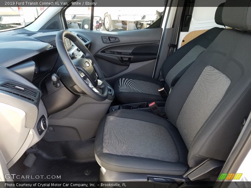 White / Ebony 2019 Ford Transit Connect XL Van