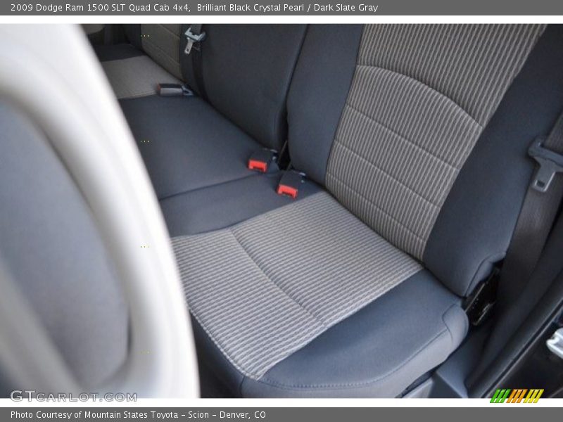 Brilliant Black Crystal Pearl / Dark Slate Gray 2009 Dodge Ram 1500 SLT Quad Cab 4x4