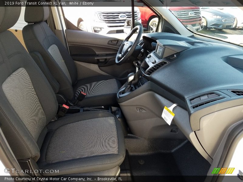 White / Ebony 2019 Ford Transit Connect XL Van