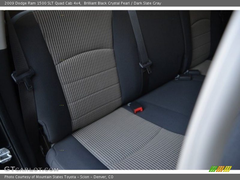 Brilliant Black Crystal Pearl / Dark Slate Gray 2009 Dodge Ram 1500 SLT Quad Cab 4x4