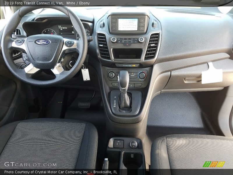 White / Ebony 2019 Ford Transit Connect XL Van