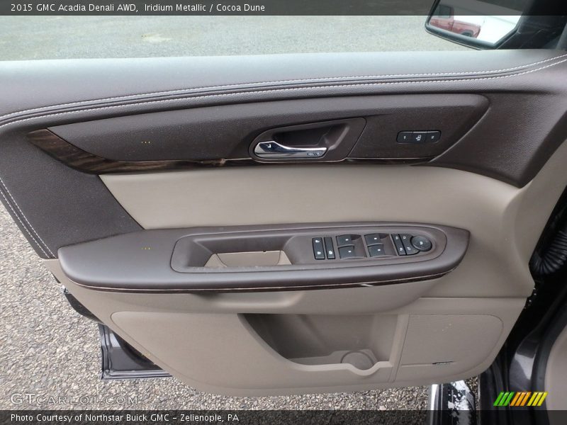 Iridium Metallic / Cocoa Dune 2015 GMC Acadia Denali AWD