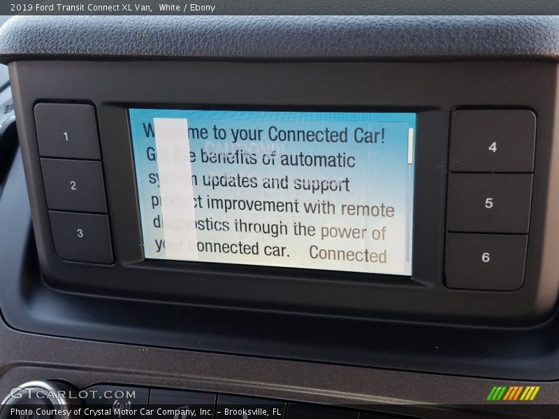 White / Ebony 2019 Ford Transit Connect XL Van