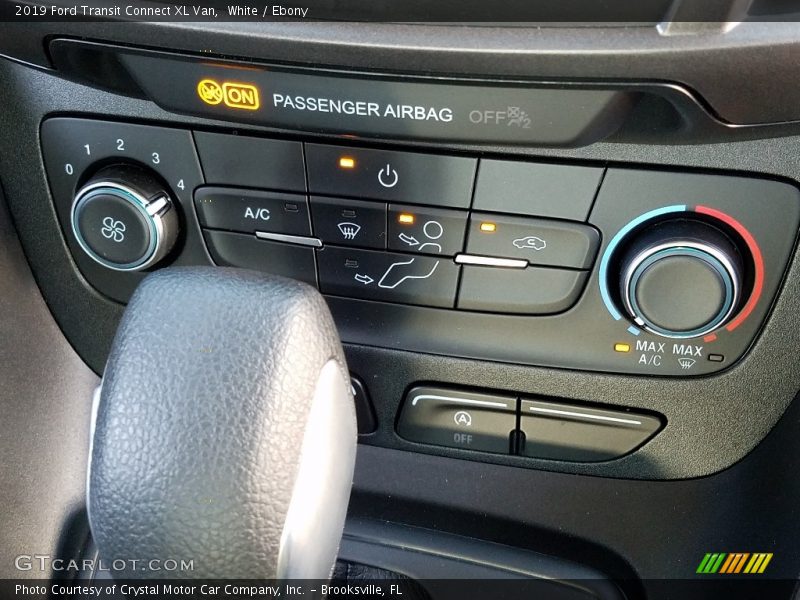 White / Ebony 2019 Ford Transit Connect XL Van