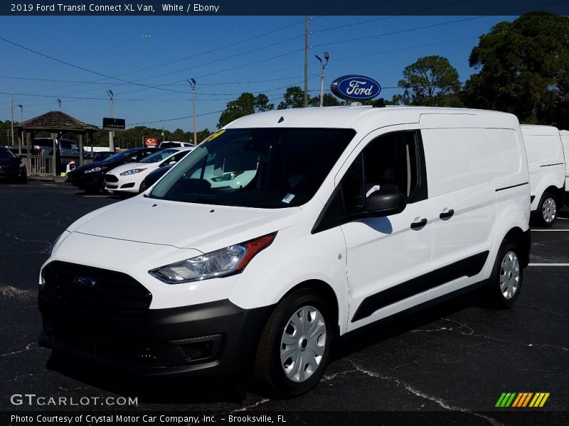 White / Ebony 2019 Ford Transit Connect XL Van