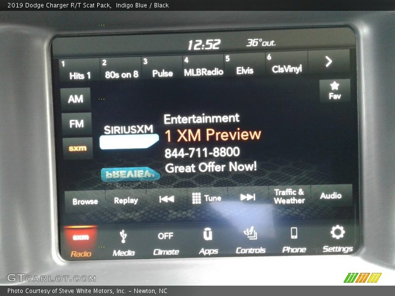 Indigo Blue / Black 2019 Dodge Charger R/T Scat Pack