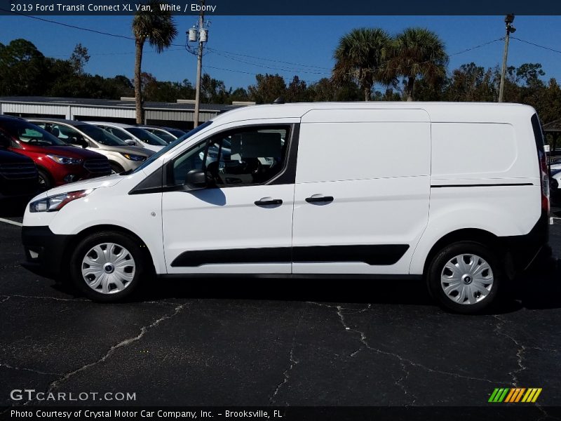 White / Ebony 2019 Ford Transit Connect XL Van