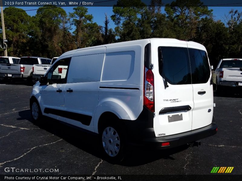 White / Ebony 2019 Ford Transit Connect XL Van