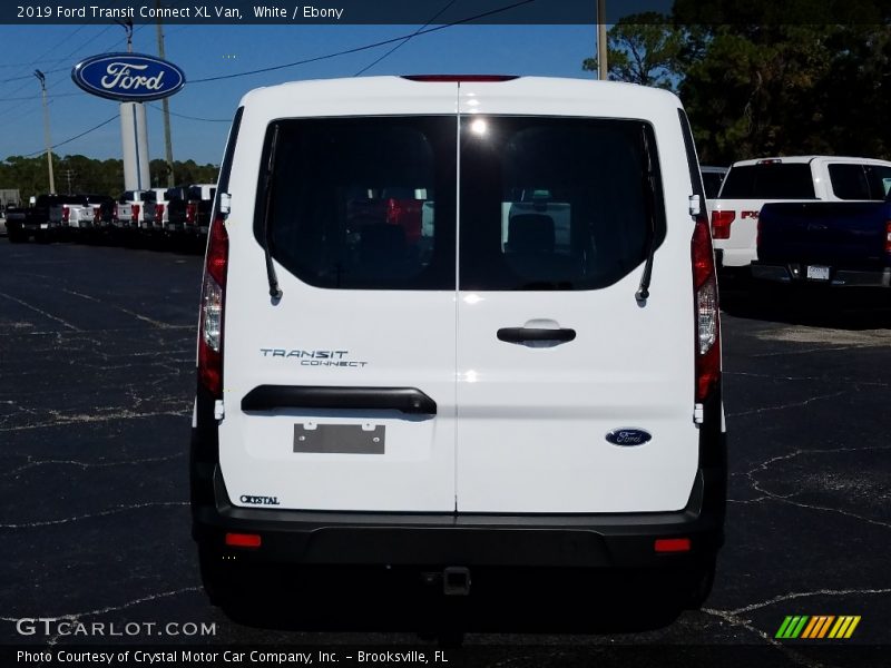 White / Ebony 2019 Ford Transit Connect XL Van