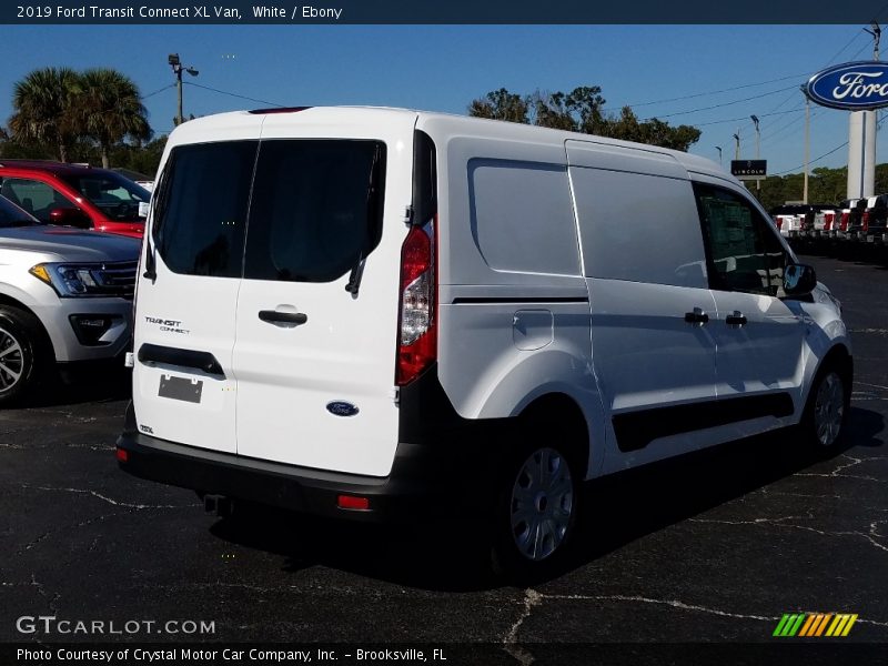 White / Ebony 2019 Ford Transit Connect XL Van