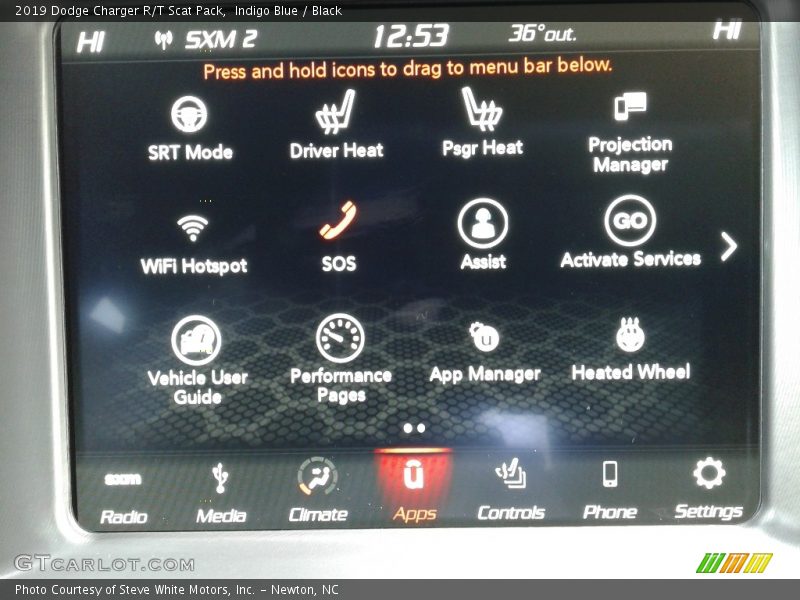 Indigo Blue / Black 2019 Dodge Charger R/T Scat Pack