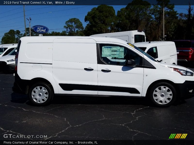 White / Ebony 2019 Ford Transit Connect XL Van