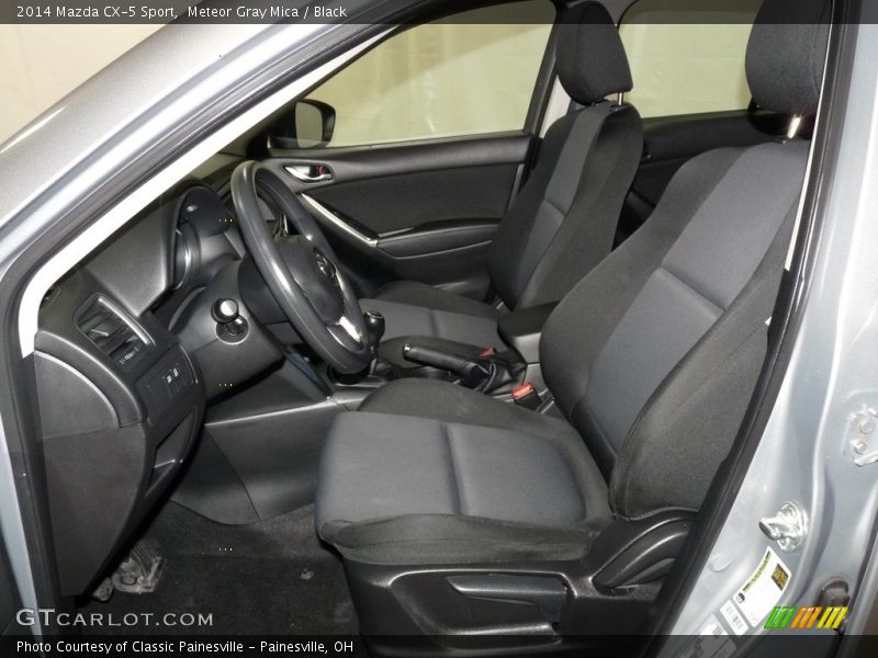 Meteor Gray Mica / Black 2014 Mazda CX-5 Sport