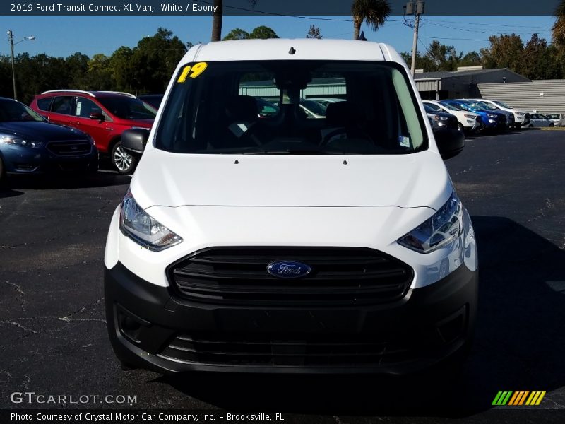 White / Ebony 2019 Ford Transit Connect XL Van