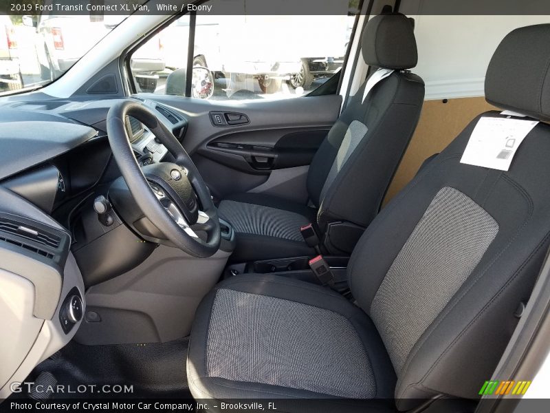 White / Ebony 2019 Ford Transit Connect XL Van