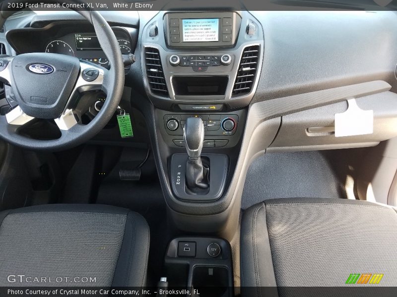 White / Ebony 2019 Ford Transit Connect XL Van