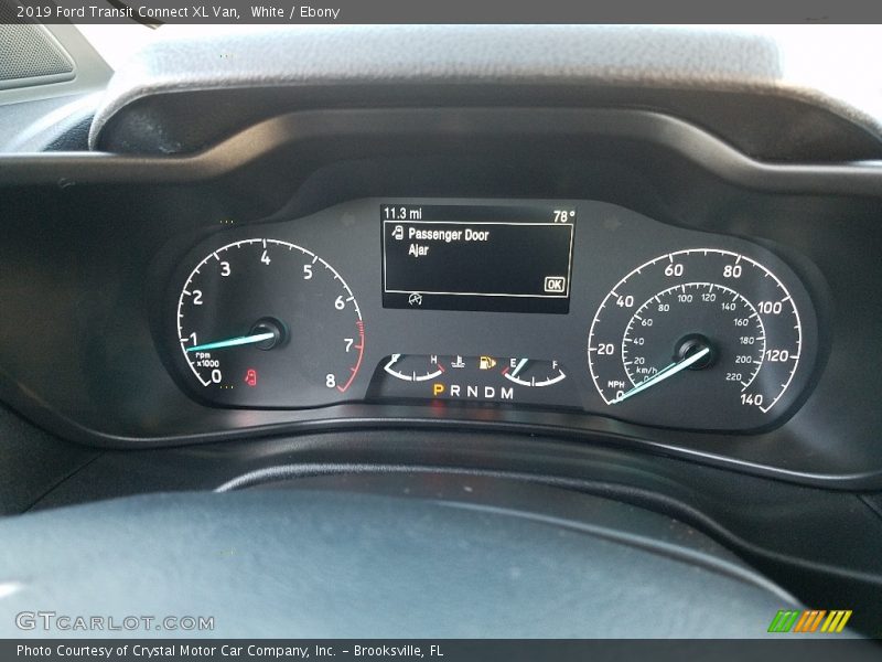 White / Ebony 2019 Ford Transit Connect XL Van