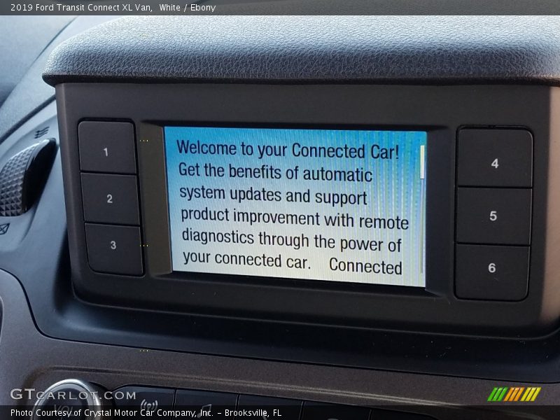 White / Ebony 2019 Ford Transit Connect XL Van